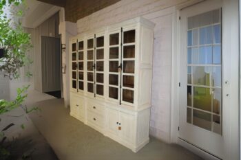 Vetrina Provenzale 3 nicchie White (245x47x230) - immagine 3