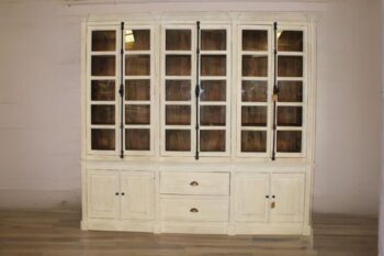 Vetrina Provenzale 3 nicchie White (245x47x230) - immagine 2