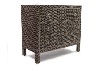 Cassettiera Odan Black Intarsi Collection - immagine 2