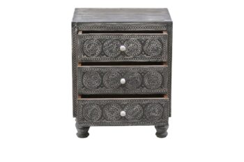 Comodino indiano 3 cassetti (50x40x60) - immagine 3