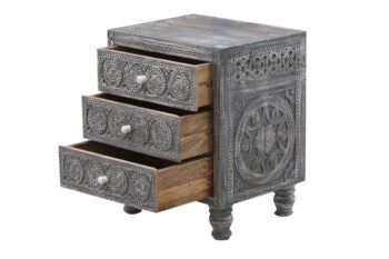 Comodino indiano 3 cassetti (50x40x60) - immagine 4
