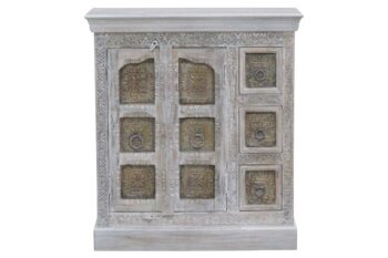 Mobile indiano 3 cassetti laterali (90x40x100) - immagine 2