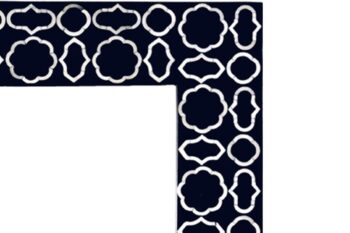 Specchio Mahal grey Intarsi Collection - immagine 2