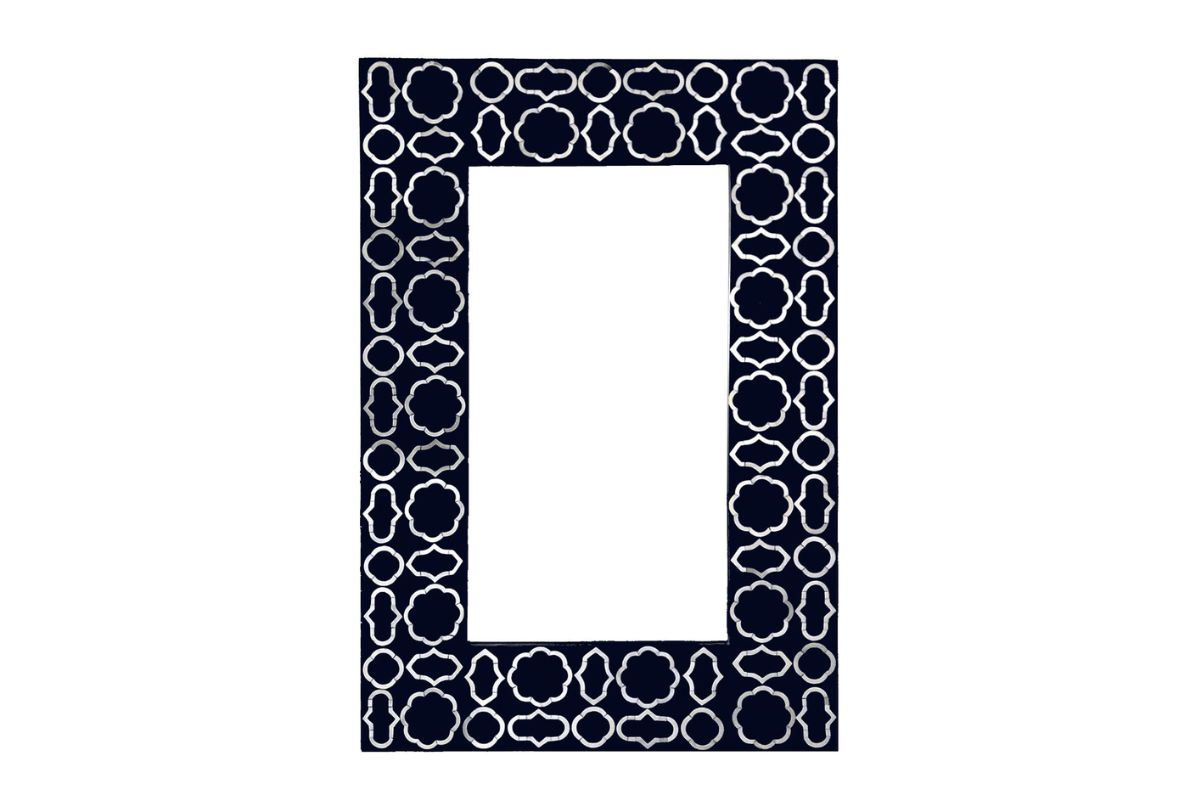 Mahal specchio 7592-2 Collezione Osso 2024 Collezione Osso 2024 Specchio Mahal grey Intarsi Collection - immagine 1