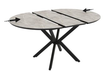 Palmarola tavolo da pranzo rotondo estensibile - immagine 5