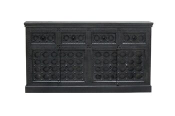 Mobile indiano 4 ante 4 cassetti (193x45x107) - immagine 2