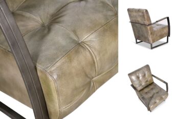 Poltrona in pelle vintage - immagine 3