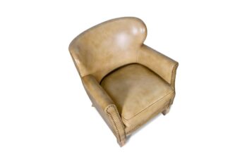 Poltroncina in pelle crema - immagine 4