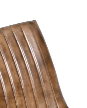 Sedia in pelle testa di moro - immagine 4