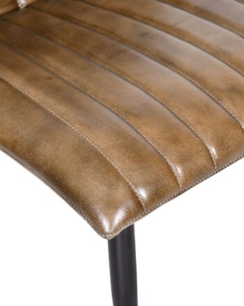 Sedia in pelle testa di moro - immagine 5