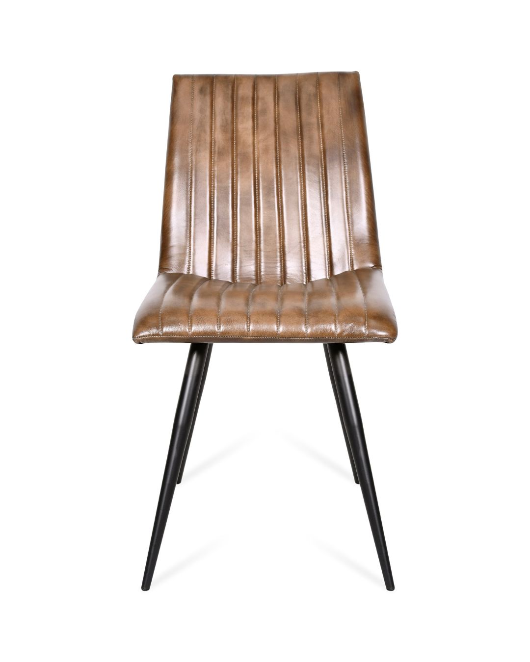 SEDIA PELLE KH-113A Sedia in pelle testa di moro - immagine 1