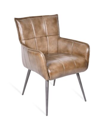 Sedia in pelle vintage - immagine 2