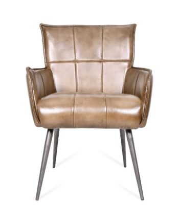 Sedia in pelle vintage