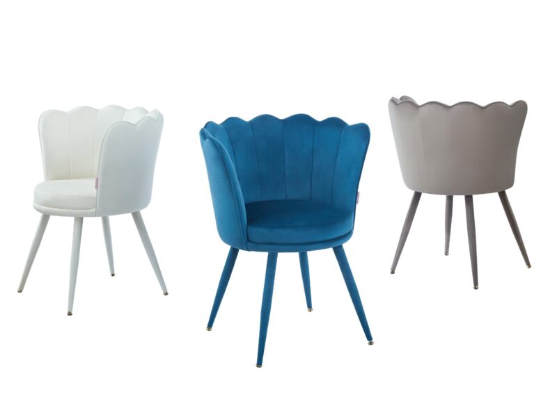 Sedie IRIS in velluto